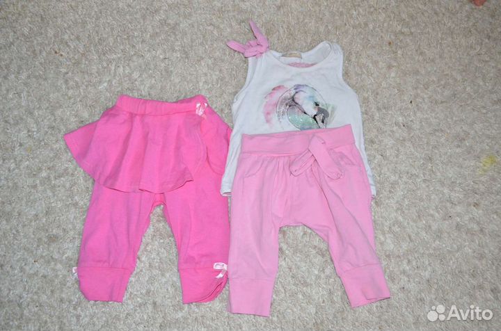 Вещи на девочку 6-9 мес