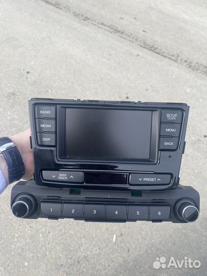 Штатная Магнитола hyundai solaris 2