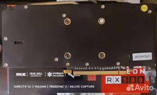 Видеокарта RX 580 8gb Powercolor, пломба