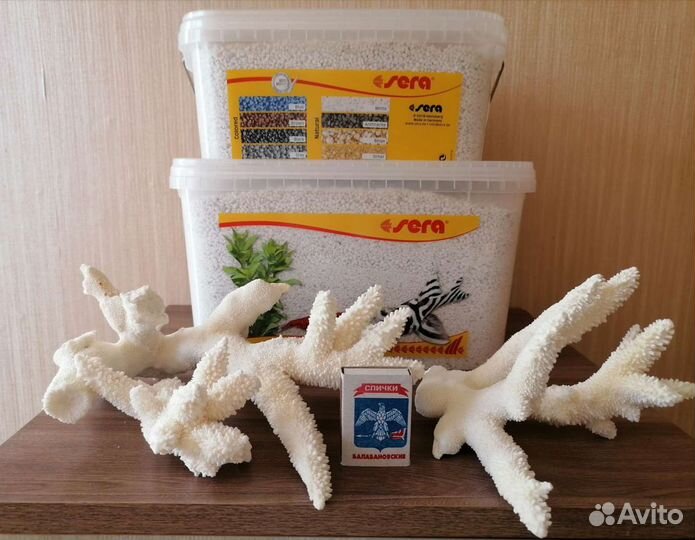 Грунт Sera, натуральный коралл