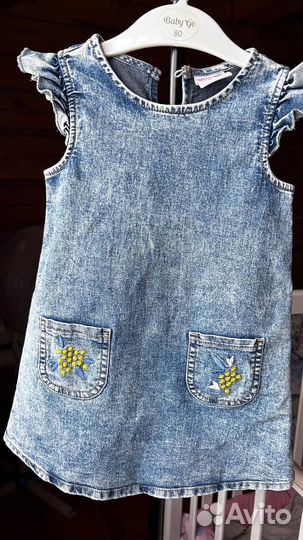 Джинсовый сарафан для девочки