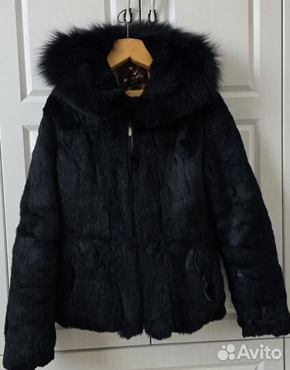 Теплый полушубок из меха кролика