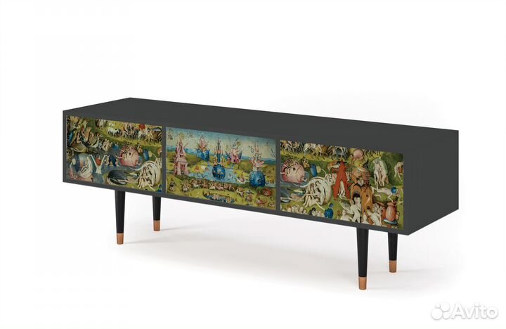 Тв-тумба T4 - Антрацит - The Garden