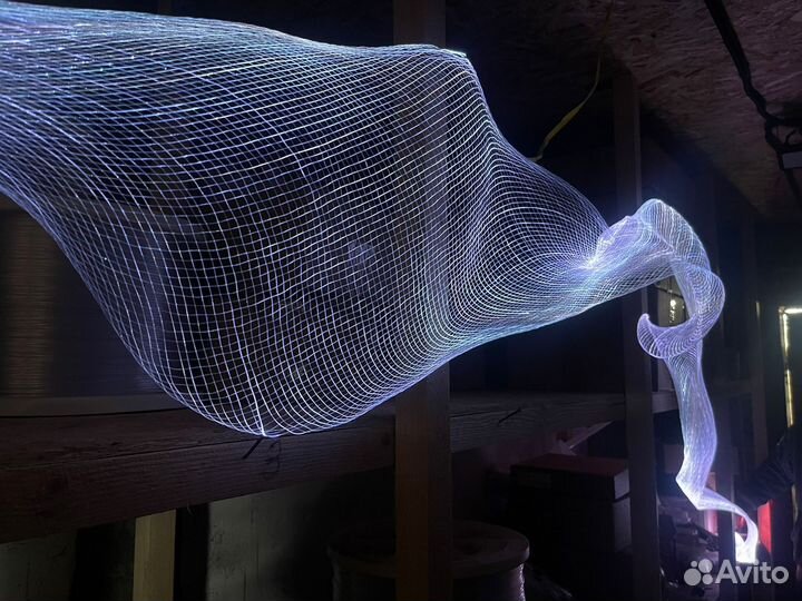 Оптоволоконная сеть для подсветки деревьев RGB