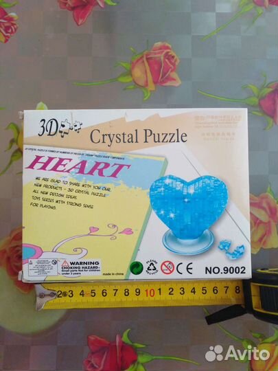 3D пазл для детей Crystal Puzzle, головоломка