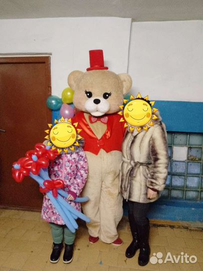 Ростовая кукла/Мишка Тедди /Экспресс поздравление