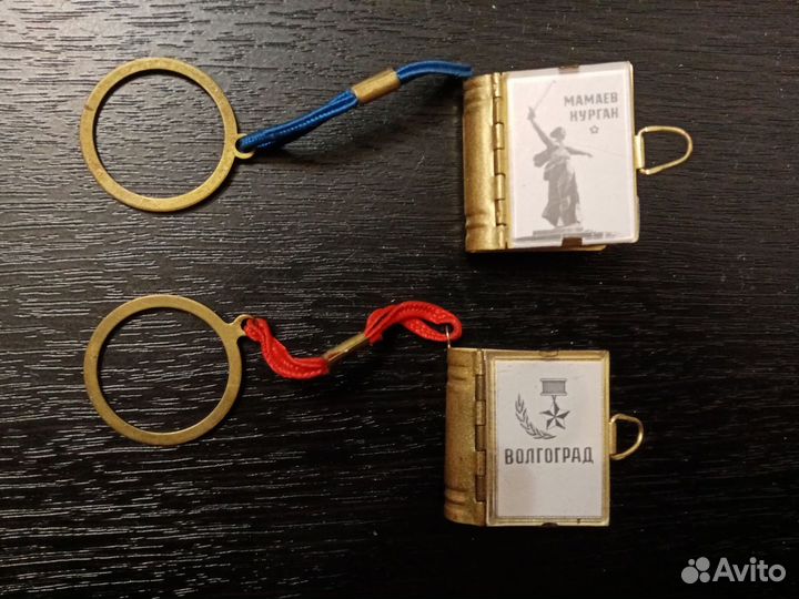 Брелки мини книжки фото Мамаев Курган + Волгоград