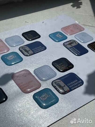 Глянцeвыe 3Д стикеры с фото оптом