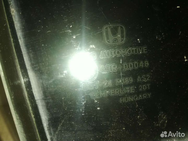 Стекло задней правой двери Honda CR-V 3 / Хонда цр
