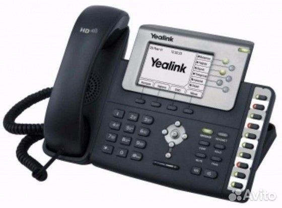 SIP Телефон Yealink T28P с приставкой EXP39