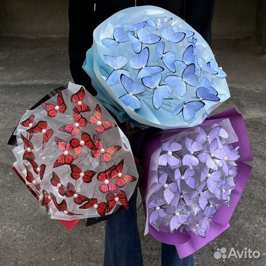 Букеты из бабочек на заказ