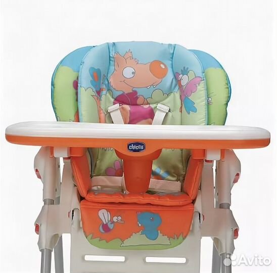 Стульчик для кормления chicco polly 2 в 1