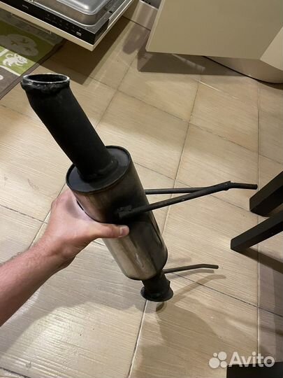 Глушитель прямоточный банка