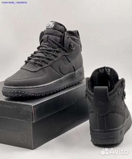 Ботинки Nike Air Force 1 Duckboot (с мехом) (Арт.44289)