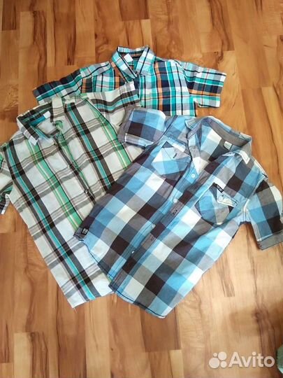 Рубашки для мальчика 7-9 лет