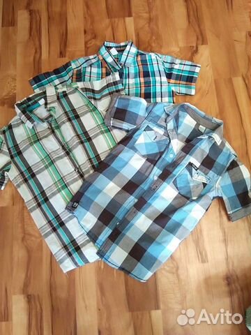 Рубашки для мальчика 7-9 лет