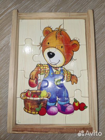 Набор деревянных пазлов