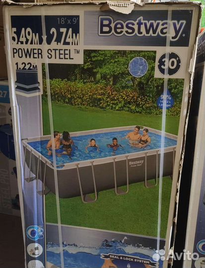 Каркасный бассейн 5.49*2.74m