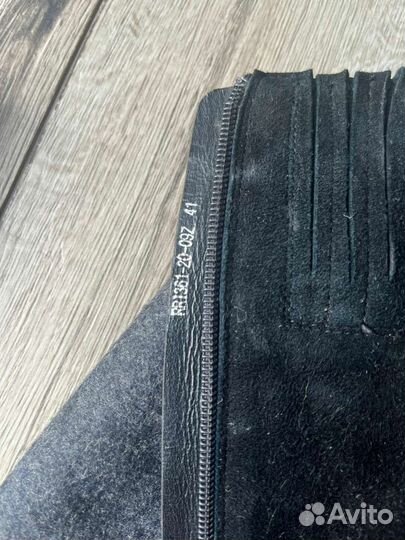 Сапоги осень весна женские 41 натуральная замша