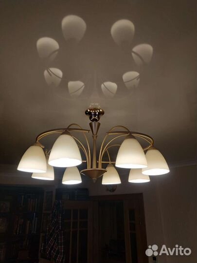 Люстра потолочная италия бу