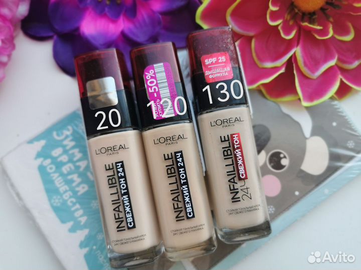 Тональный Nyx, Max Factor, Loreal, Maybelline,Pupa