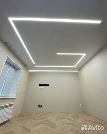 Натяжные потолки. Чистый монтаж