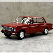 Модель автомобиля Ваз-2106 жигули красная 1:43