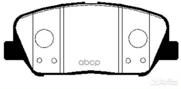 Колодки тормозные перед hyundai I30 12/KIA CEE