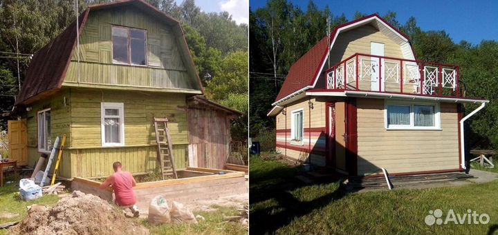 Ремонт дачных домиков