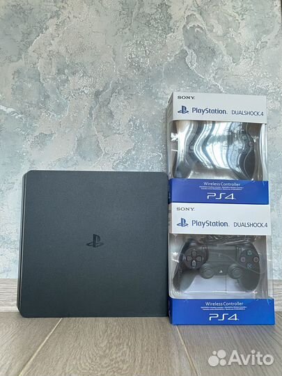 Sony PS4 slim 1tb + 140 игр