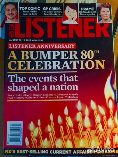 Журнал Listener Новая Зеландия