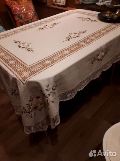 Скатерть лен СССР