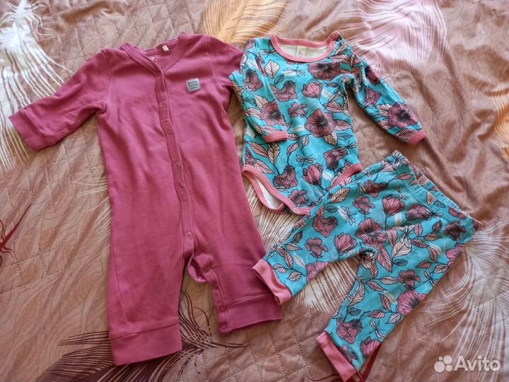 Детские вещи пакетом на девочку 68р