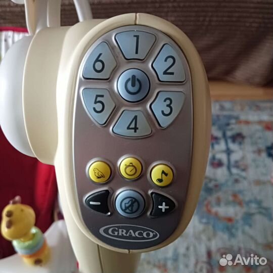 Электронные качели шезлонг Graco swing N bounce