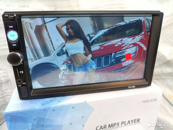 Магнитола 2din с AUX bluetooth