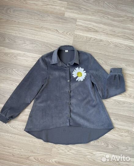 Рубашка на девочку рост 128-134 см