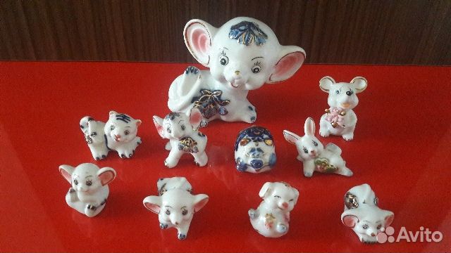 Набор фарфоровых фигурок
