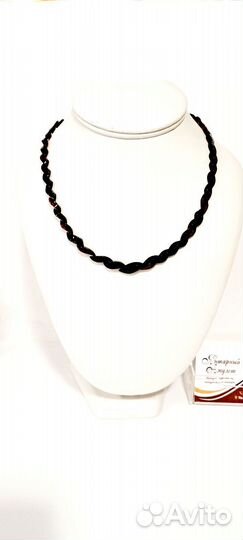 Янтарные бусы натуральные