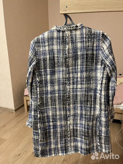 Твидовый жакет Zara размер S