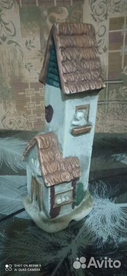 Статуэтка сова и домик