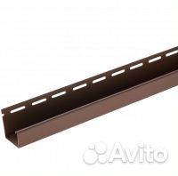 Планка альта профиль J-профиль Т-15* 3000мм корич