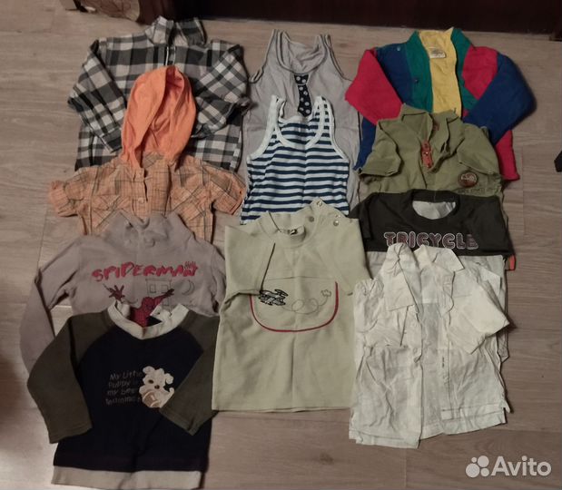 Детские вещи пакетом на мальчика 2-3 года