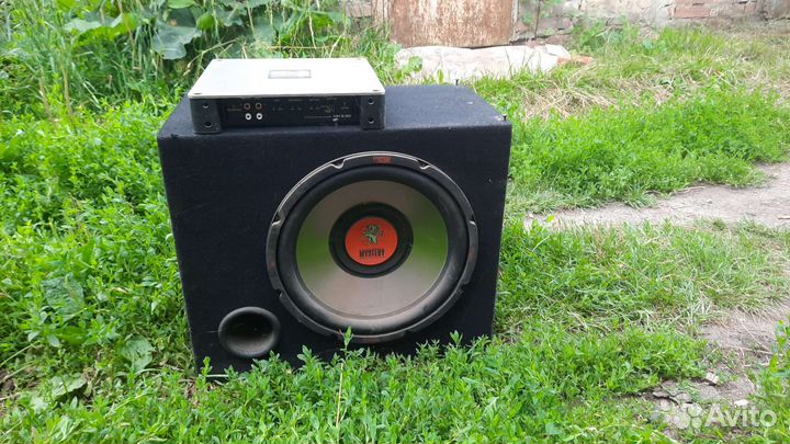 Сабвуфер mystery и усилитель