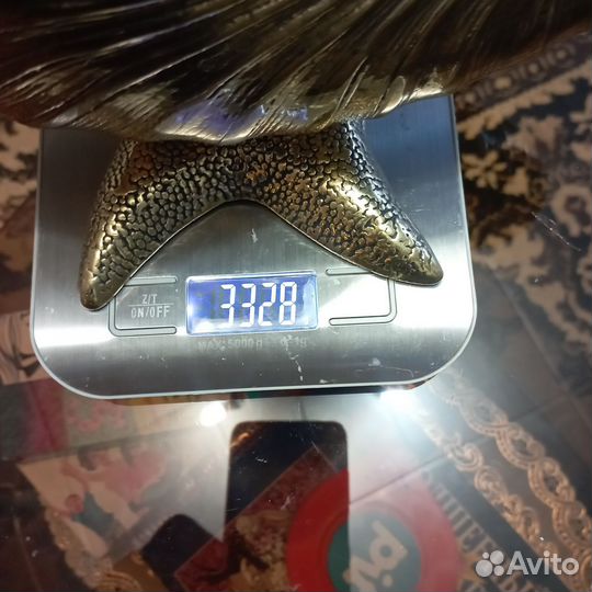 Ракушка большая цвет золото, латунь