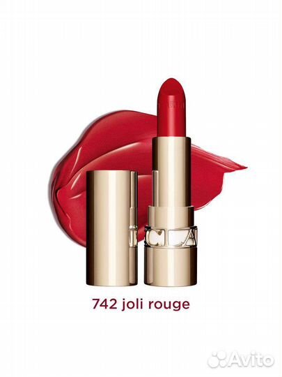 Clarins Joli Rouge губная помада с атласным эффект