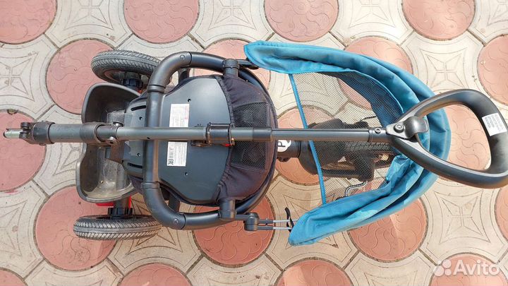 Детский велосипед с ручкой складной