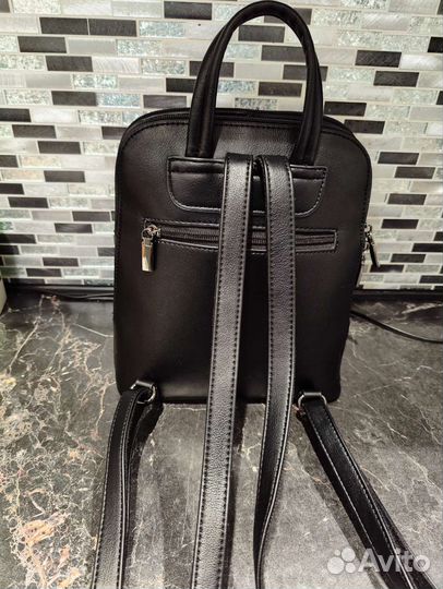 Кожаный рюкзак женский