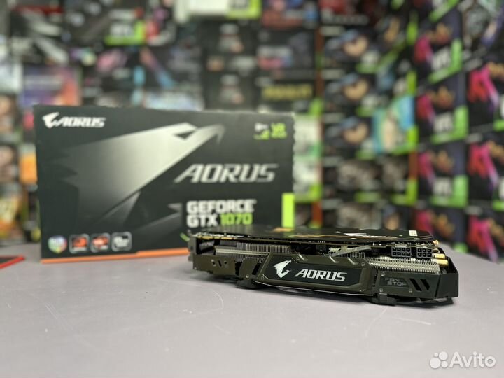 Видеокарта gtx 1070 8gb gigabyte aorus