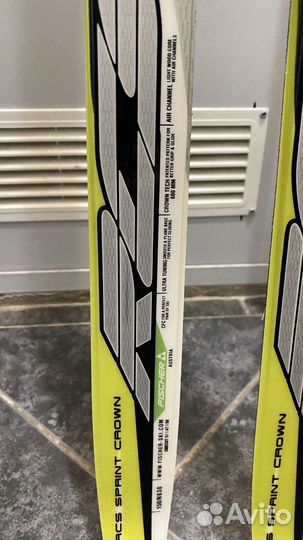 Детские лыжи и ботинки Fisher 150/34