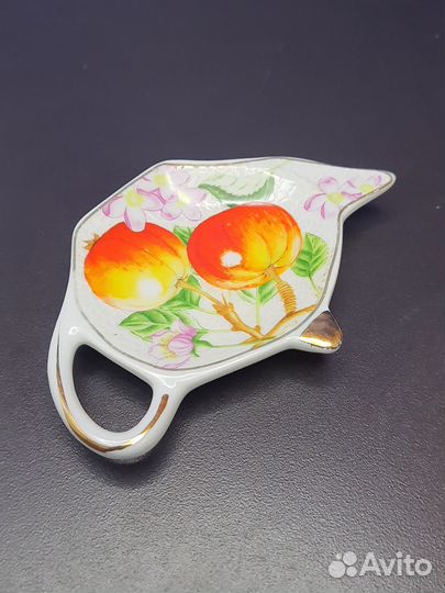 Блюдце для чайных пакетиков фарфоровое